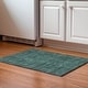 preview thumbnail 77 of 132, Premium Washable Super Soft Stripe Ombre Mayfield Rug Teal - 1'8" x 2'6"