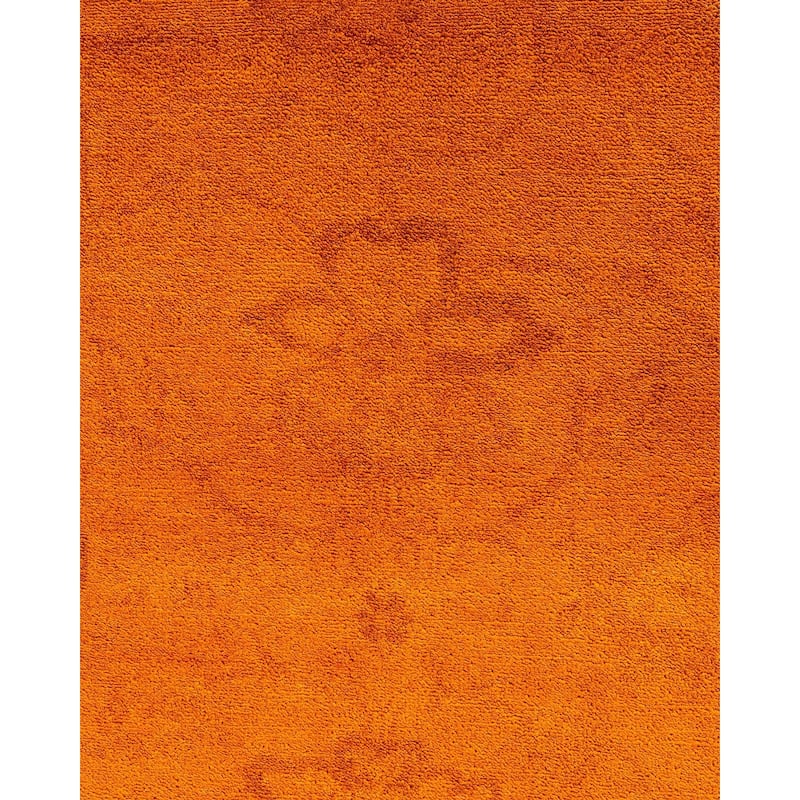 Vibrance, One-of-a-Kind Hand-Knotted Area Rug - Orange, 5' 1" x 7' 6" - 5' 1" x 7' 6"