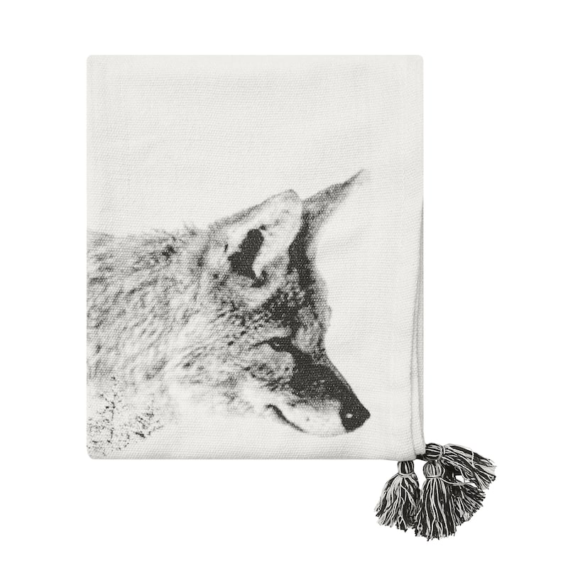 Fox Forest Printed Throw Blanket