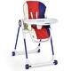 preview thumbnail 9 of 7, Baby High Chair Foldable Feeding Chair w/ 4 Lockable Wheels Multi