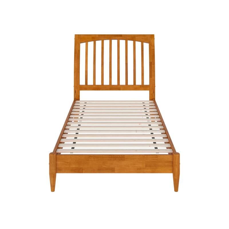 Orleans Solid Wood Low Profile Sleigh Platform Bed