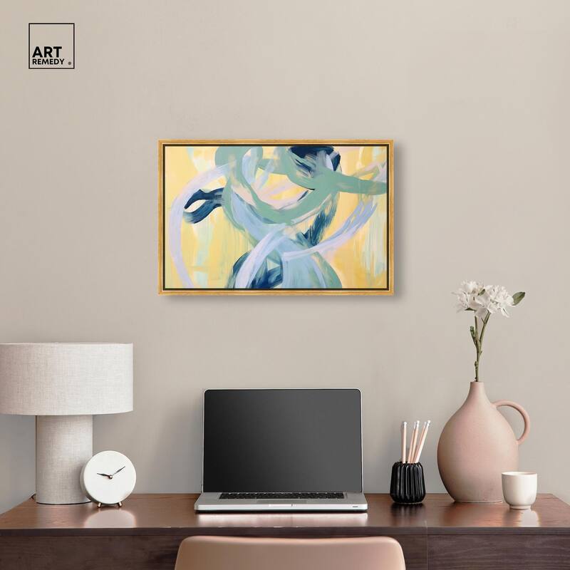 Entangled Embrace I Canvas by Art Remedy