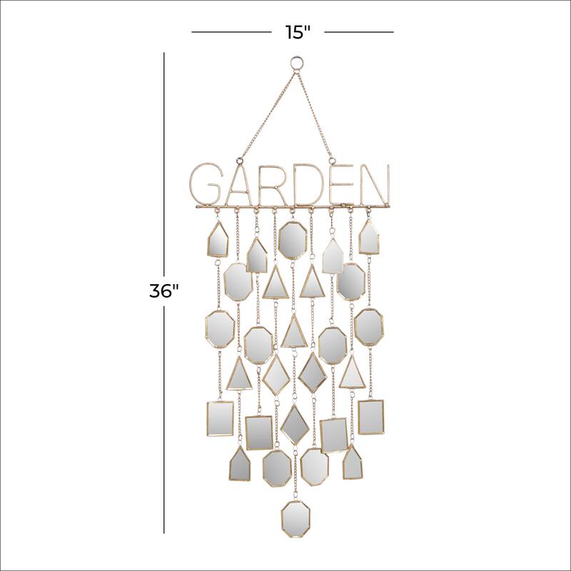 Metal Indoor Outdoor Geometric Windchime