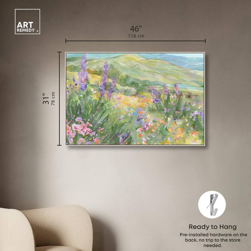 Blooming Fields Canvas by Art Remedy