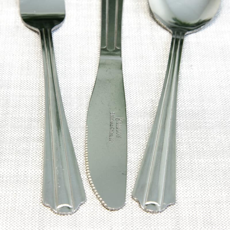 Gibson Classic Canberra 45 Piece Flatware Set