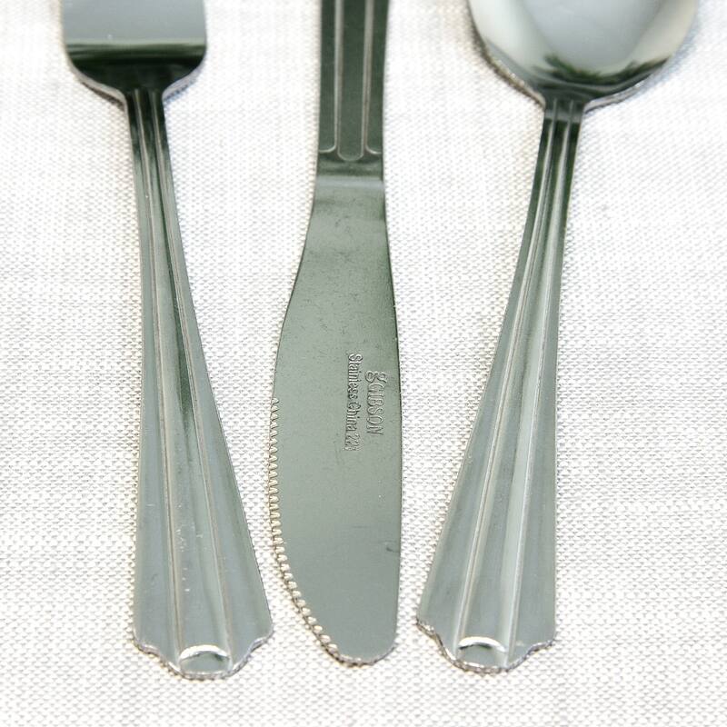 Wellington 45 Piece Stainless Steel Service For 8 Silverware Set