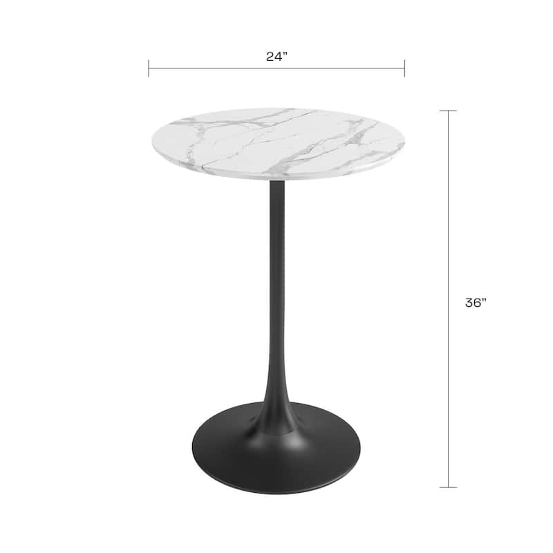 Kurv Mid-century Modern Counter Height Cafe Table