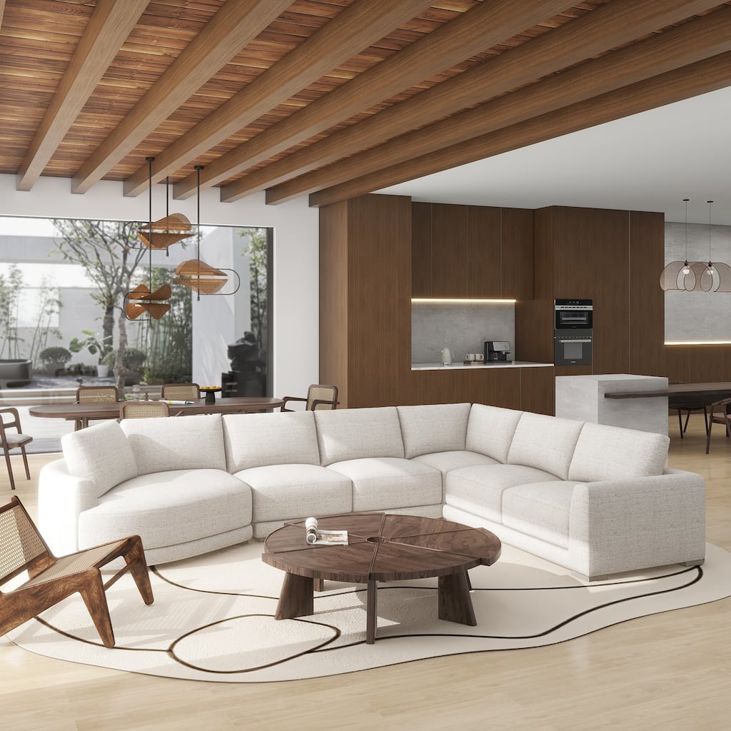 Laguna 165.5" 4-Piece Modular Sectional Sofa