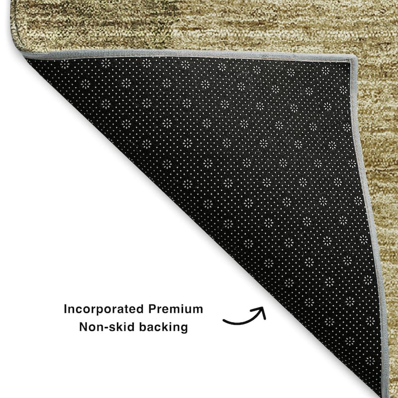 Premium Washable Super Soft Ombre Stripes Mayfield Rug