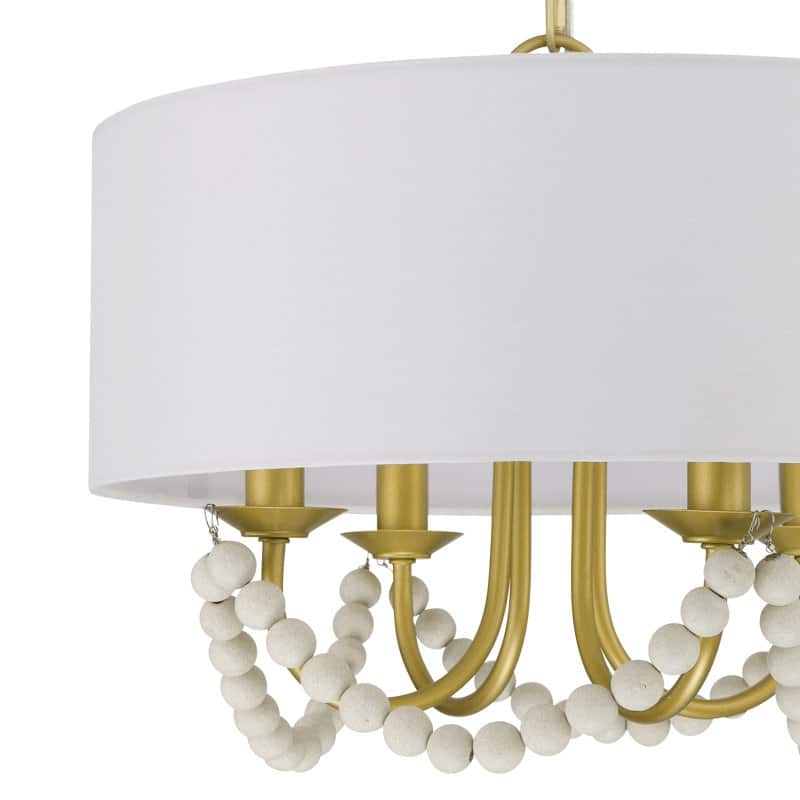 Acroma - 4 Light Steel Dimmable Drum Chandelier - N/A