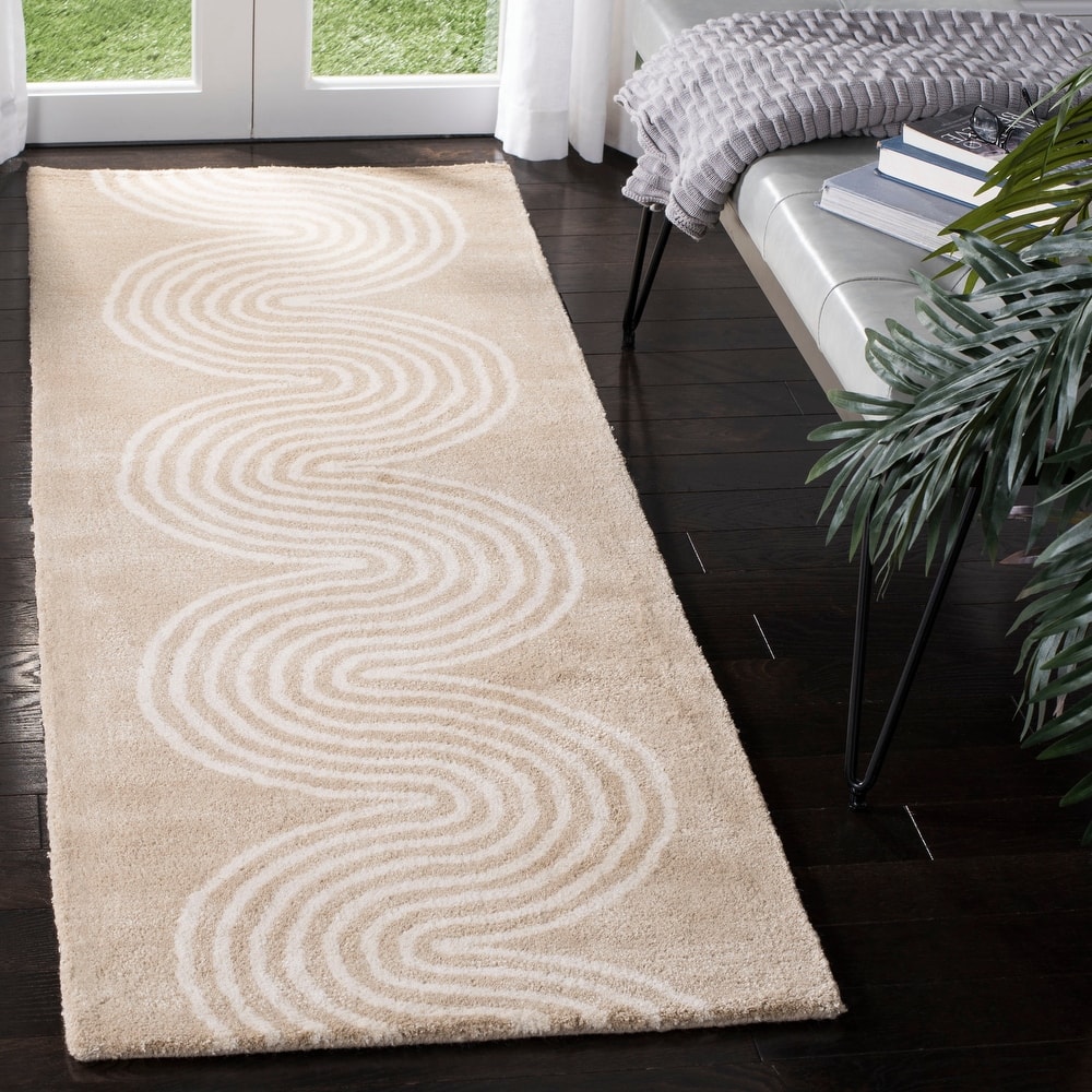SAFAVIEH Handmade Chatham Gunver Modern Wool Rug