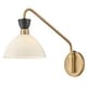 preview thumbnail 8 of 8, Lark 83250-CO Simon 14" Tall Hardwired or Plug-In Wall Sconce with
