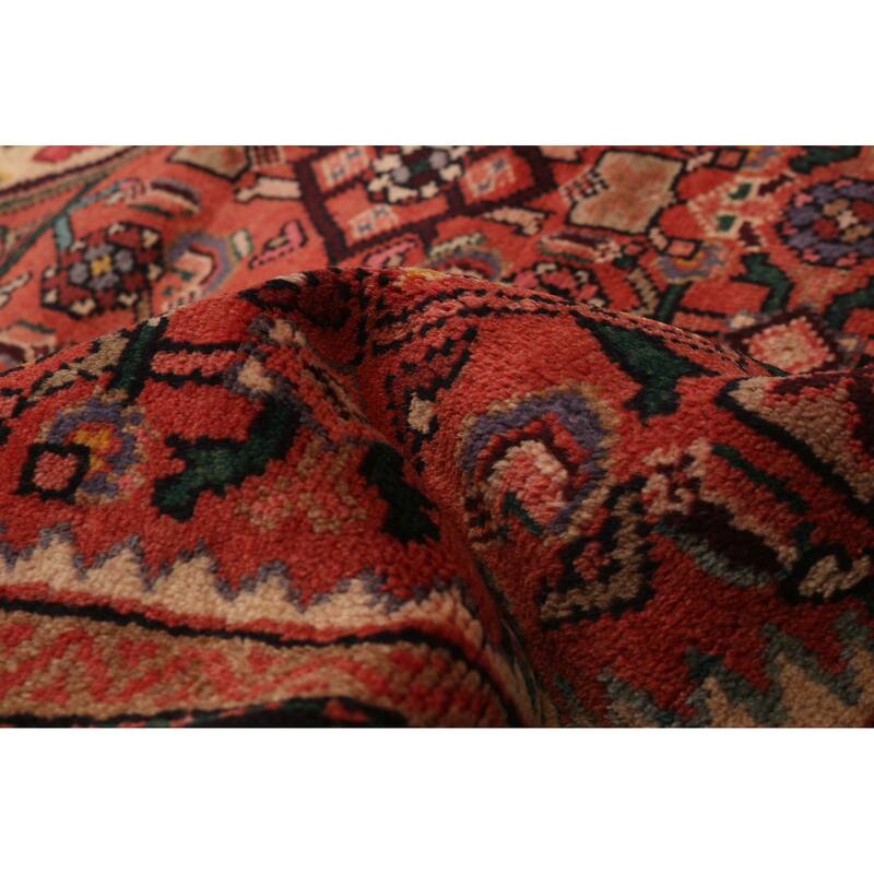 ECARPETGALLERY Hand-knotted Andelz Red Wool Rug - 4'8 x 8'6