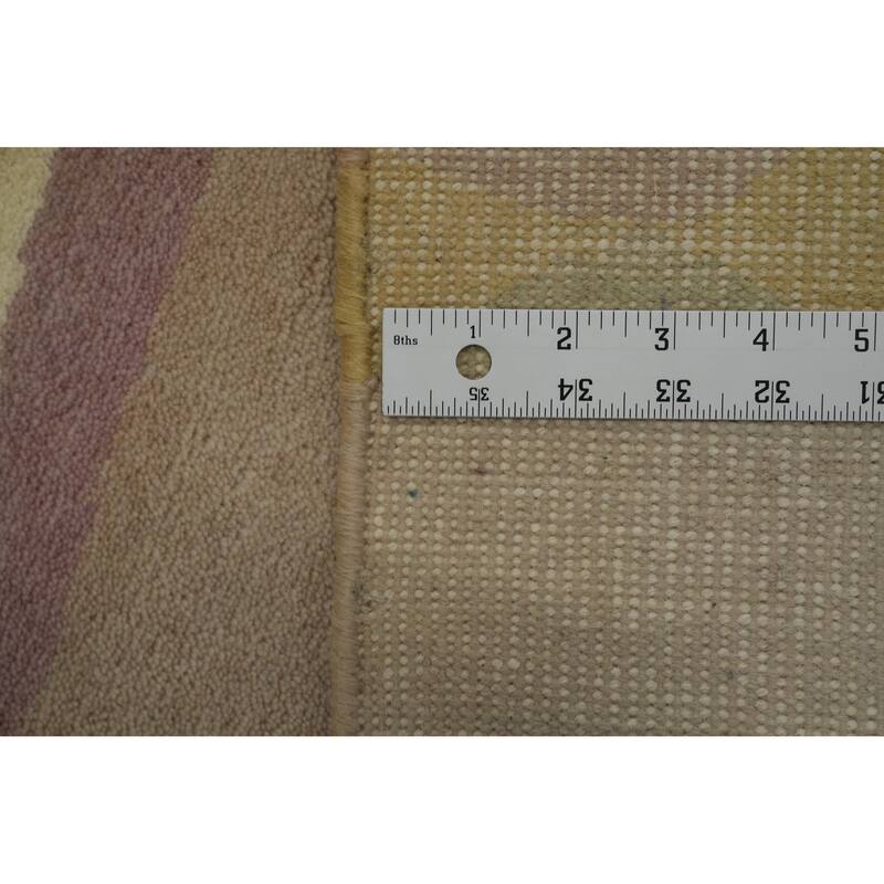 Hand-knotted Tribal Wool Multi-Colored Abstract Oriental Area Rug - 9' 0'' X 5' 11''