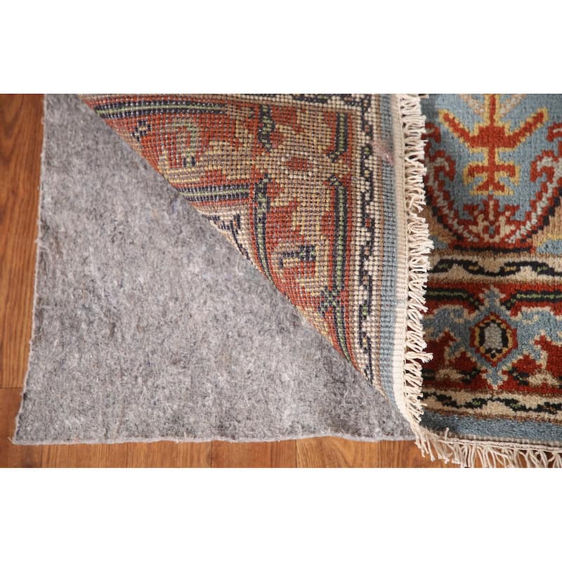 Light Blue Kazak Indian Area Rug Hand-knotted Wool Carpet - 3'2"x 5'1"