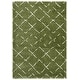 preview thumbnail 24 of 154, SAFAVIEH Arizona Shag Nevada 1.2-inch Thick Rug 4' x 6' - Green/Ivory