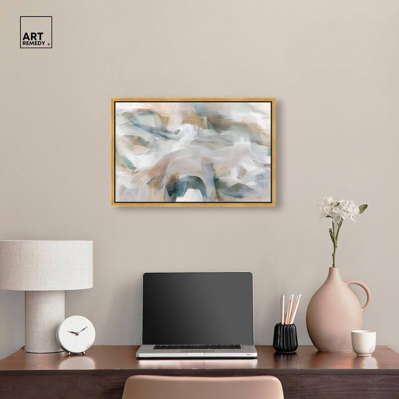 Whispering Colors IV Canvas by Art Remedy