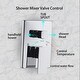 preview thumbnail 17 of 16, Rain Shower System with Waterfall Tub Spout 3 Function Bathroom Shower Faucet Set Contain 12 Inch Shower Head