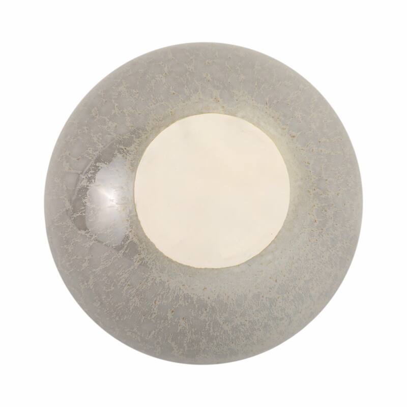 Round Layered Decorative Bowl - Abstract Pattern - 9", Gray - 9.0"