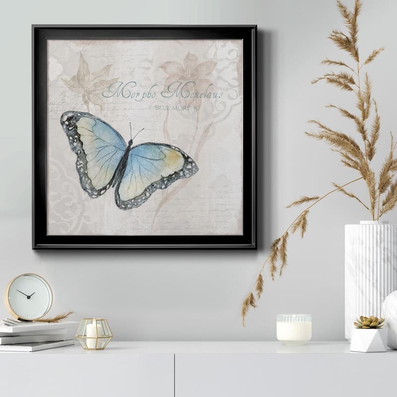 Postcard Butterfly III-Premium Framed Canvas - Ready to Hang