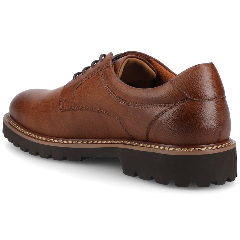Vance Mens Templeton Lug Sole Oxford Dress Shoe