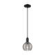 Option Light Smoke Deco Swirl Shade / Matte Black