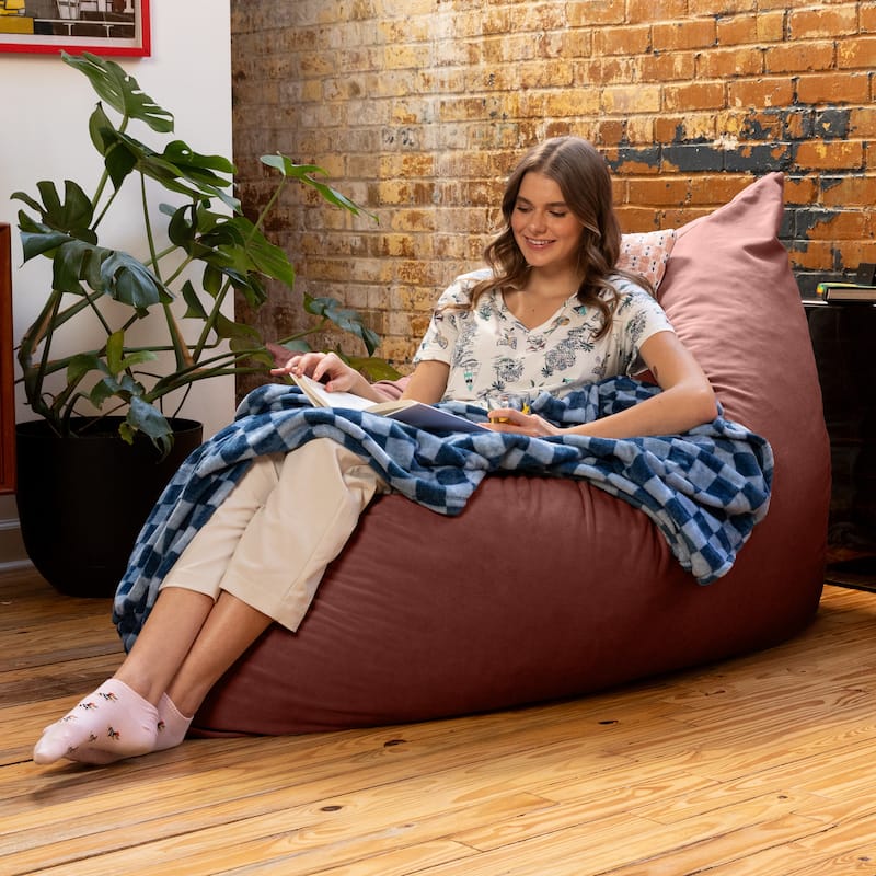 Jaxx Pillow Saxx 5.5-Foot Bean Bag Giant Floor Pillow