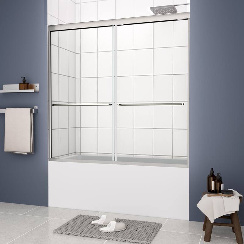 60"W x 58"H Framed Double Sliding Shower Door - 60'' x 58''