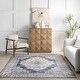preview thumbnail 14 of 16, Nuloom Noemie SplashGuard Vintage Medallion Machine Washable Area Rug