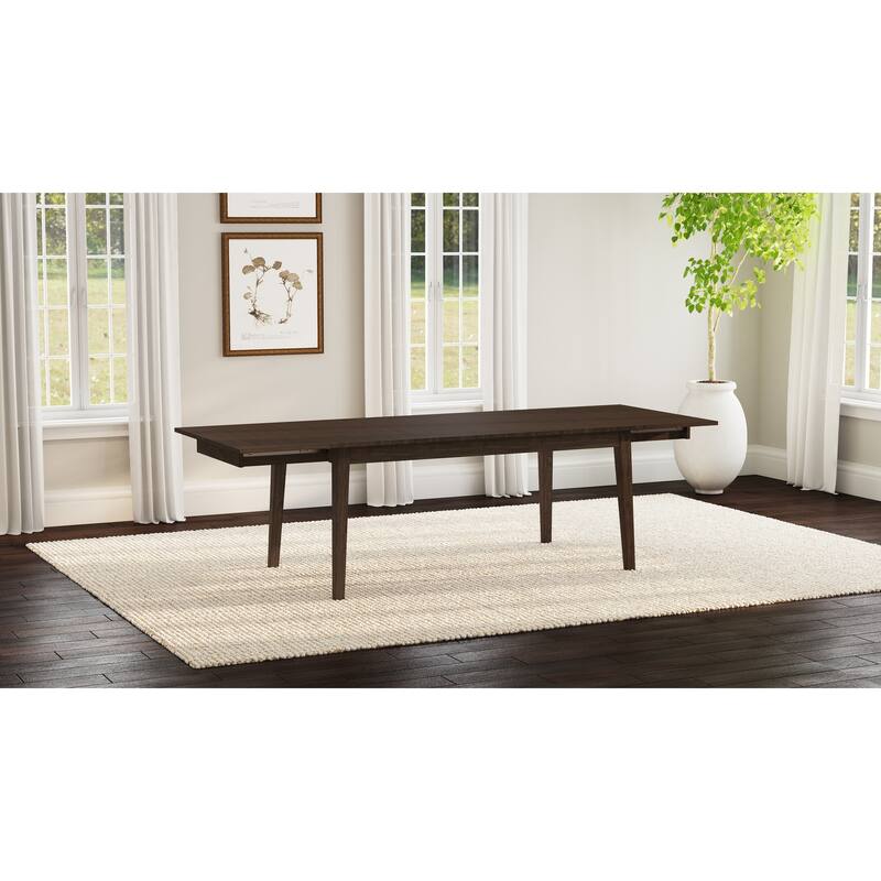 Simply Solid Doretta Dining & Server Set with Wood Seating
