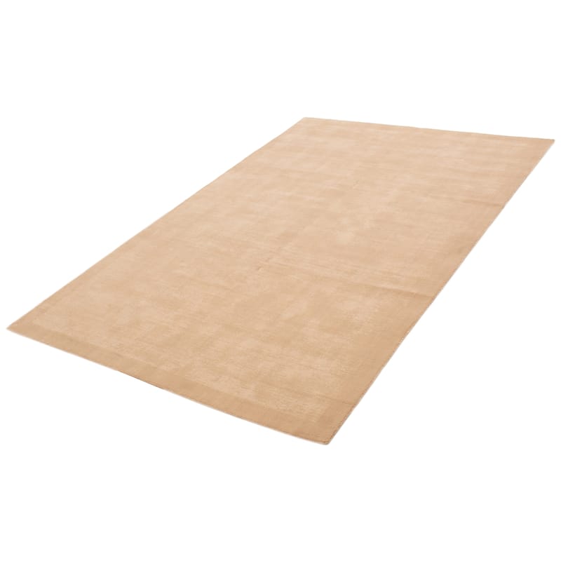 ECARPETGALLERY Hand Loomed Kashkuli Gabbeh Khaki Wool Rug - 6'6 x 9'11