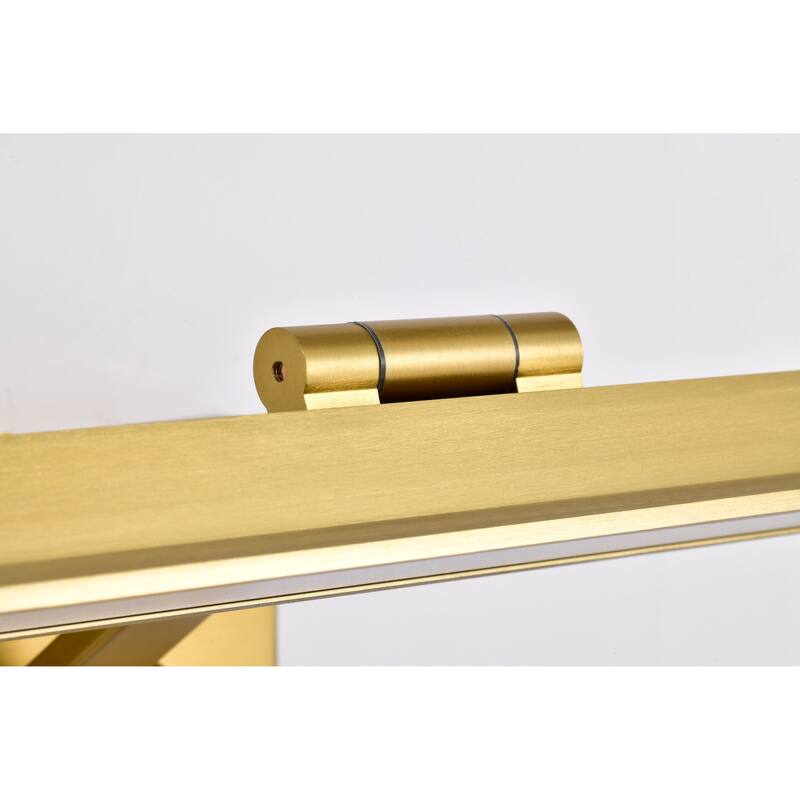 Hazel 1 Foot LED Picture Light 3 CCT Selectable Vintage Brass Finish Acrylic Lens - Vintage Brass