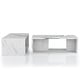 preview thumbnail 5 of 19, Kobe Modern Faux Marble Veneer Coffee Table with Shelf by Furniture of America