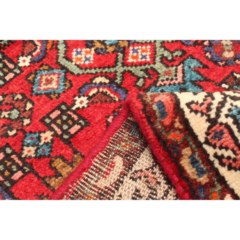 ECARPETGALLERY Hand-knotted Andelz Red Wool Rug - 2'11 x 6'10