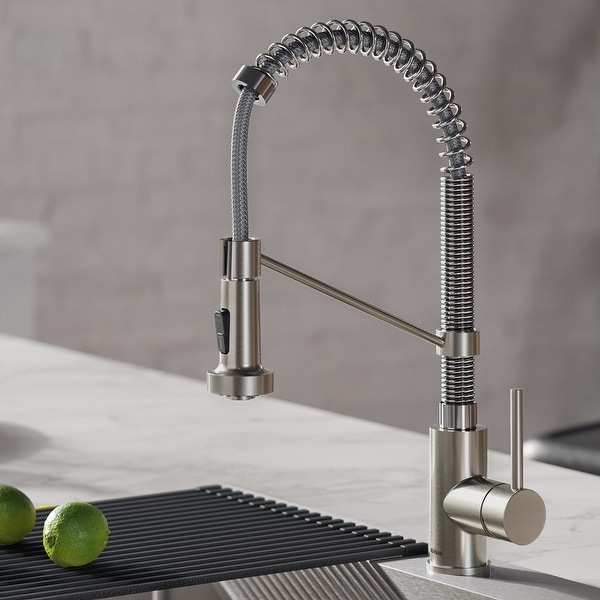 Kraus Bolden 2-Function 1-Handle Commercial Pulldown Kitchen Faucet. Opens flyout.