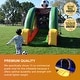preview thumbnail 8 of 10, HeroKiddo Inflatable Soccer Game with Air Blower & Foam Soccer Ball, Commercial Grade, Outdoor Play, 15oz PVC Vinyl, 90 LBS