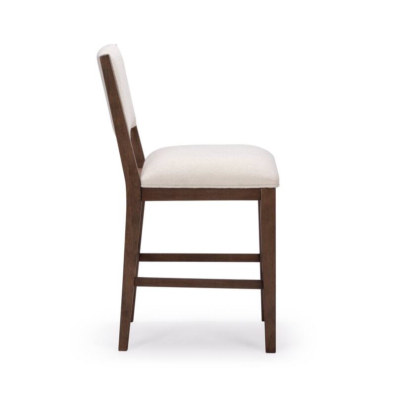 Plank and Beam Sereno Upholstered Counter Height Stool - Set of 2