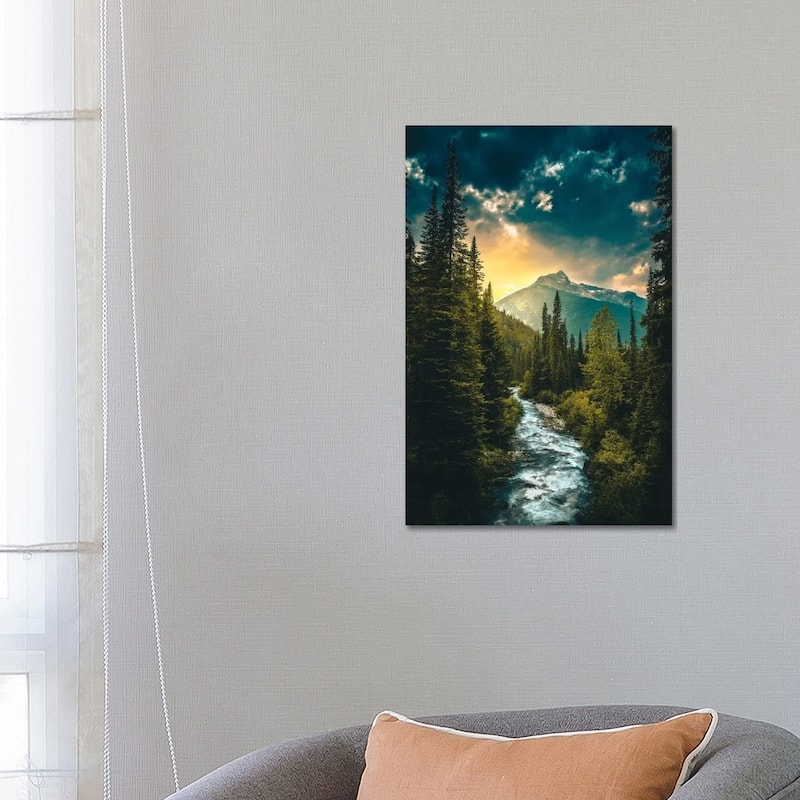 iCanvas "Where The River Flows" by Zach Doehler Canvas Print - 26x18x1.5