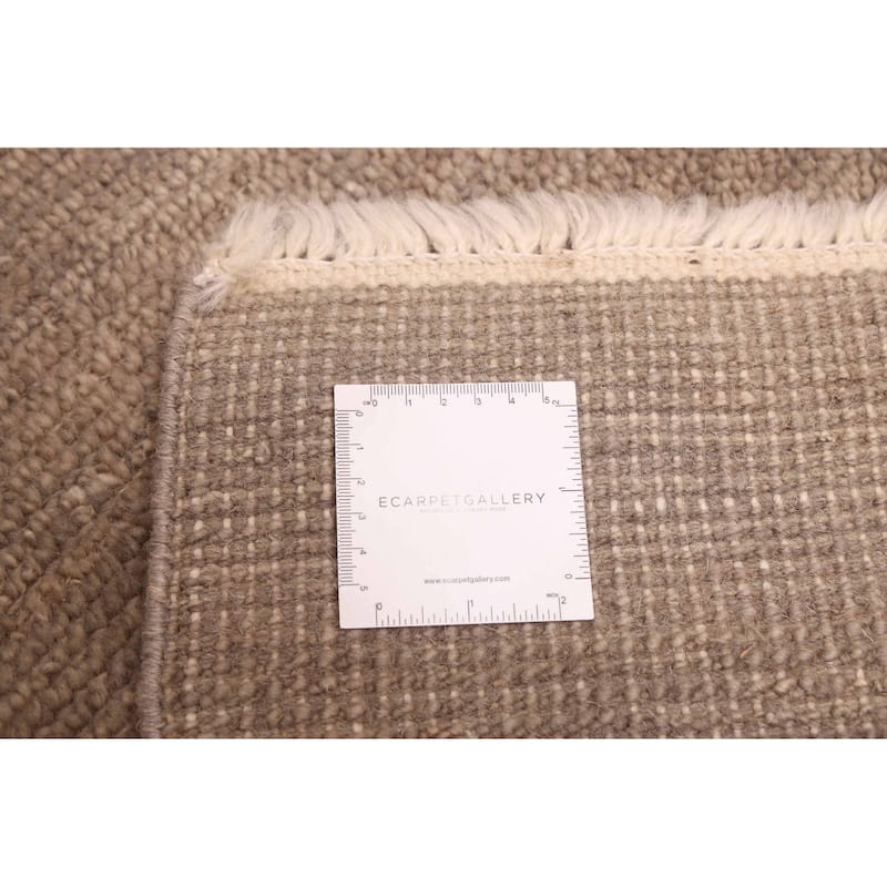 ECARPETGALLERY Hand-knotted Pak Finest Gabbeh Grey, Taupe Wool Rug - 9'4 x 11'10