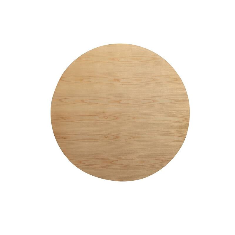 Manhattan Comfort Hathaway Modern 47.24 Solid Wood Round Dining Table