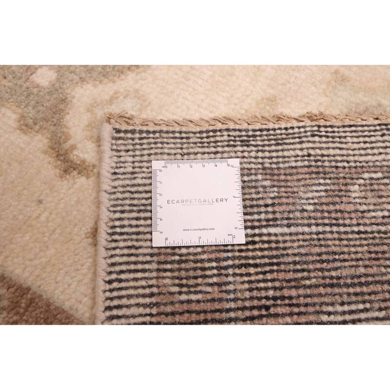 ECARPETGALLERY Hand-knotted Jules Serapi Ivory Wool Rug - 8'2 x 9'11