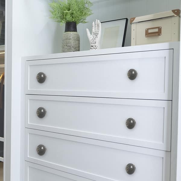Shop 6pcs Ceramic Knobs Vintage Knobs Drawer Round Pull Handle