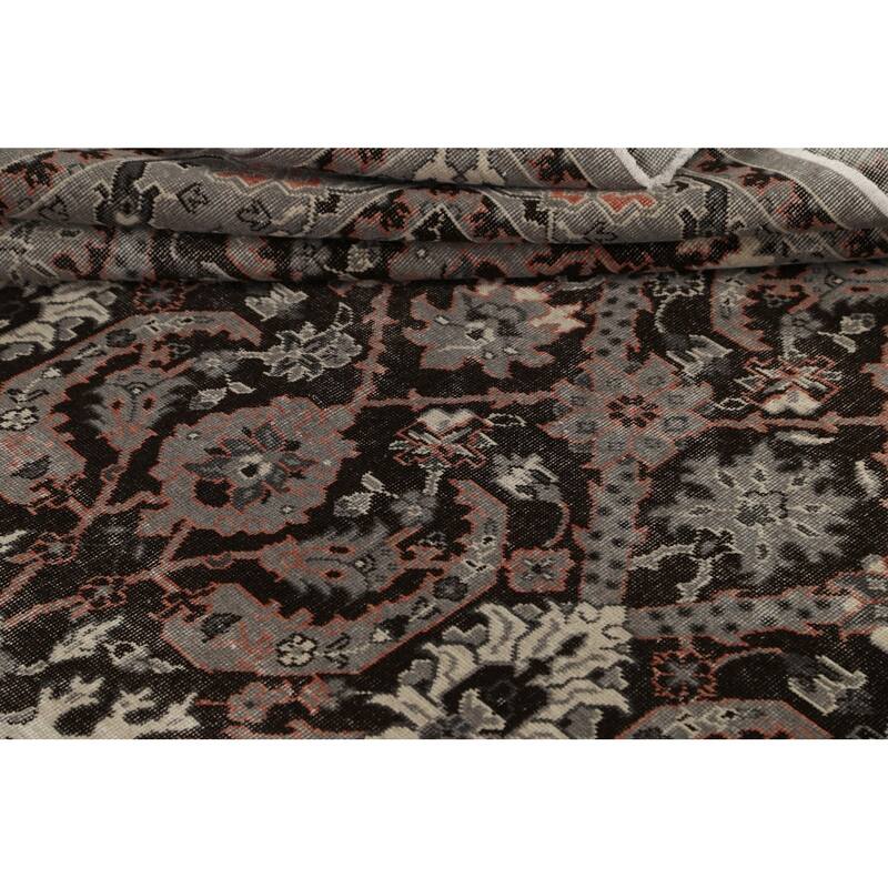 Geometric Traditional Turkish Ziegler Wool Area Rug Office Carpet - 6'6" x 9'9"