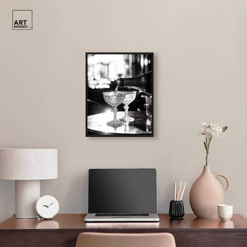 Sparkling in Monochrome I Canvas by Art Remedy