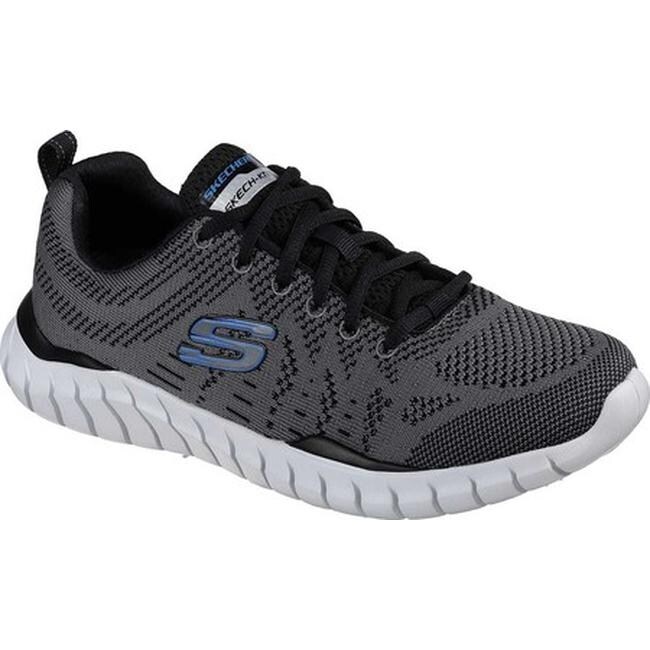 skechers overhaul black running shoes