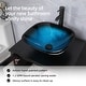 preview thumbnail 15 of 146, 72" Bathroom Vanity Set Glass Ceramic Vessel Sink Side Cabinet Combo