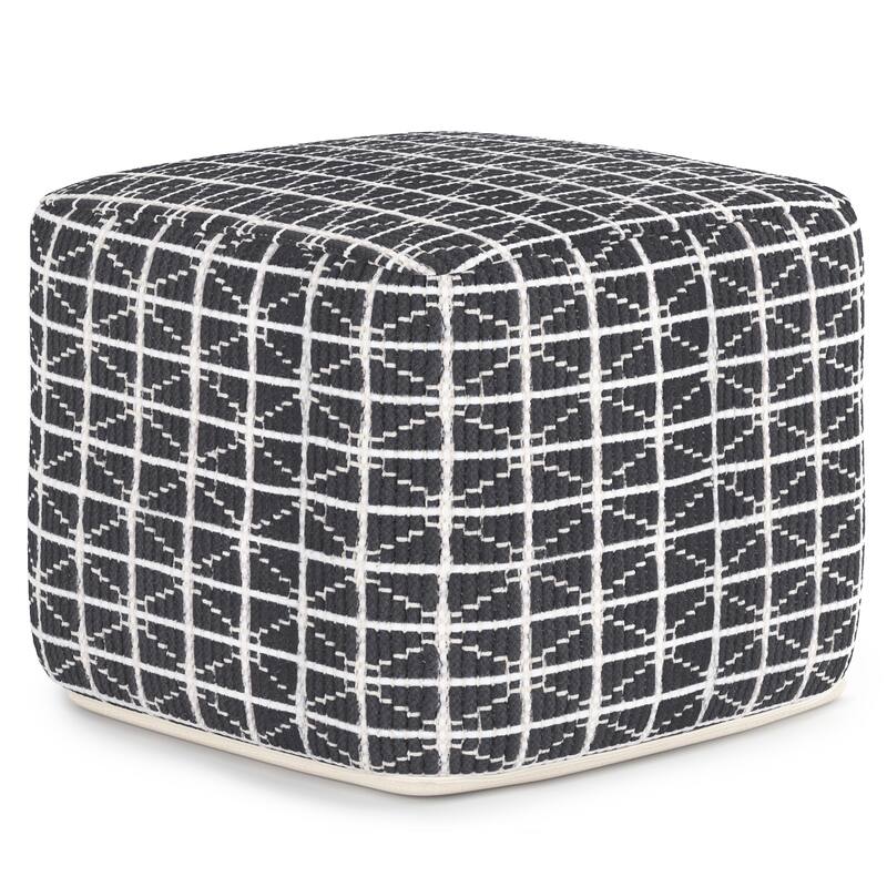 WYNDENHALL Tatum Boho Square Pouf