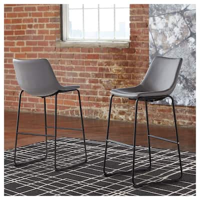 Signature Design by Ashley Centiar Counter Height Bar Stool (Set of 2)