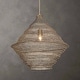 preview thumbnail 2 of 9, Uttermost Sigh Woven Brass 1 Light Pendant - N/A
