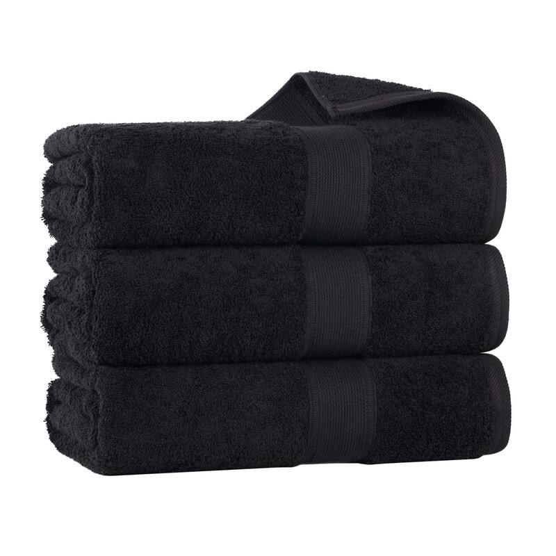 Superior Oregon Organic Cotton Solid Bath Towel, Set of 3
